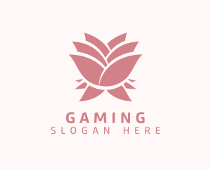 Pink Lotus Flower Logo