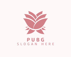 Yogi - Pink Lotus Flower logo design