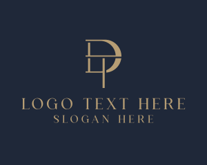 E Commerce - Modern Elegant Company Letter DT logo design