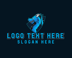 Dragon Gamer Shield Logo