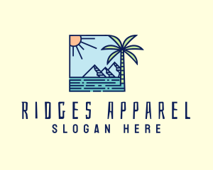 Tropical Mountain Resort logo design