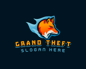 Character - Flame Fox Gaming logo design