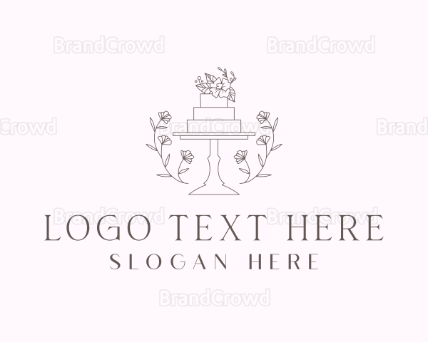 Wedding Cake Caterer Logo