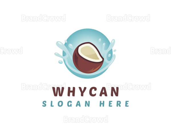 Coconut Fresh Splash Logo