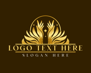 Elegant - Elegant Hand Floral Ornament logo design