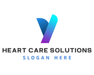 Modern Digital Letter Y logo design