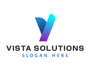 Modern Digital Letter Y logo design