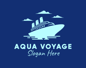 Travel Cruise Liner logo design