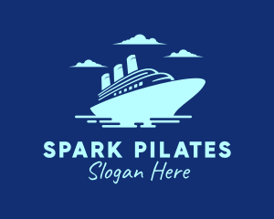 Transportation - Travel Cruise Liner logo design