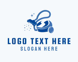 Cleaning Equipment - Vacuum Cleaner Housekeeping logo design
