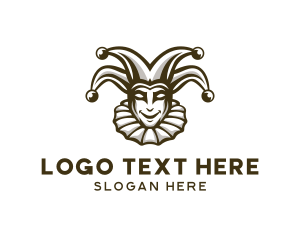 Drama - Clown Jester Circus logo design