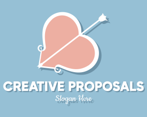 Proposal - Heart Bow Valentines logo design