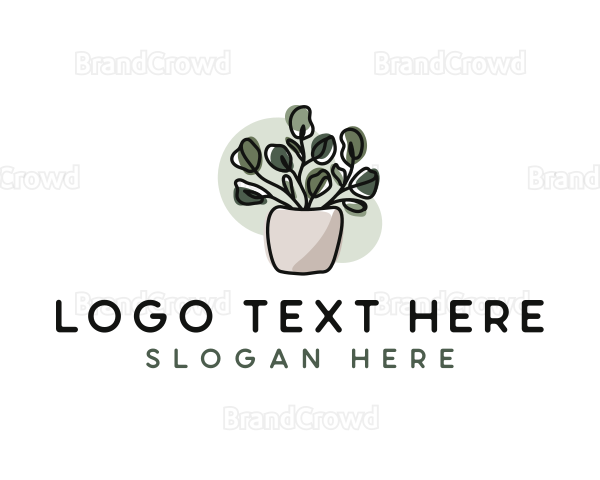 Leaf Plant Garden Logo