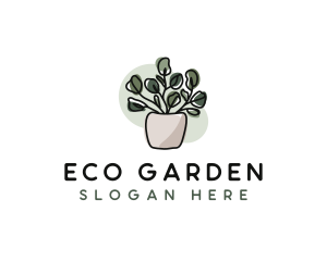 Leaf Plant Garden logo design