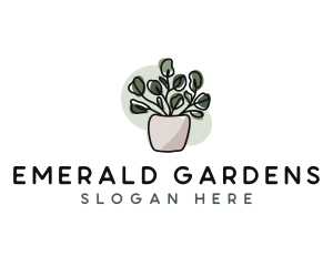 Leaf Plant Garden logo design