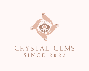 Mystical Eye Fortune Teller logo design