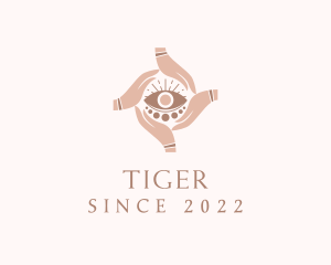 Hand - Mystical Eye Fortune Teller logo design