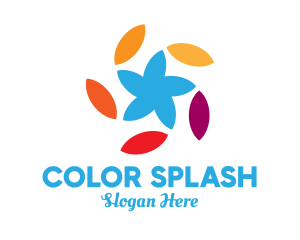 Colorful Star Art  logo design