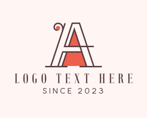 Typography - Decorative Ornate Boutique logo design