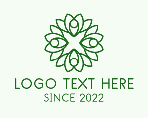 Botanist - Flower Cosmetics Skin Care logo design