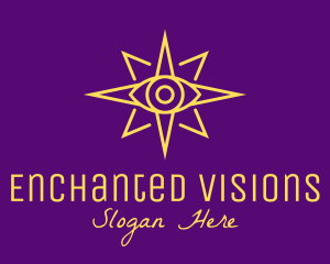 Mystic - Yellow Mystic Eye Star logo design