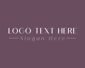 Wordmark - Elegant Luxury Business logo design
