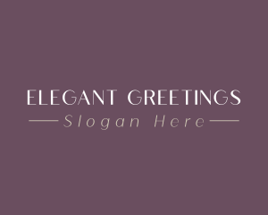 Elegant Luxury Business logo design