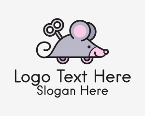 Mechanical Mouse Toy Logo