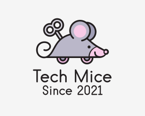 Mechanical Mouse Toy logo design