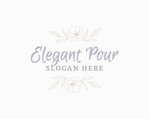 Premium Elegant Script logo design