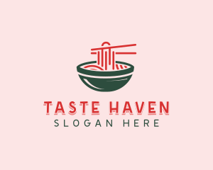 Asian Noodles Dining logo design