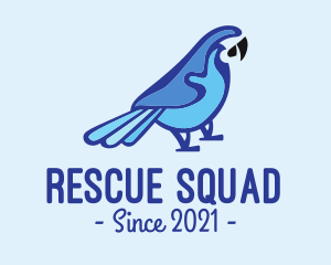 Blue Parrot Animal Rescue logo design