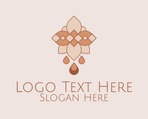 Boho Pattern Candle  Logo