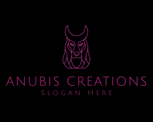 Anubis - Egyptian Anubis Deity logo design