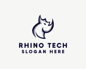 Wild Rhinoceros Safari logo design