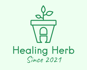 Herbal Plant Medicine  logo design