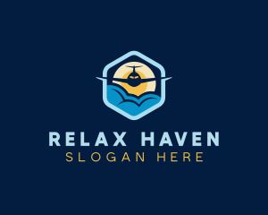 Vacation - Airplane Travel Vacation logo design
