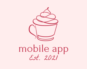 Coffee Shop - Minimalist Frappe Cafe logo design