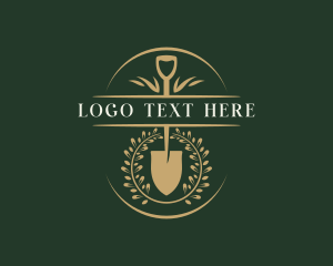 Florist - Shovel Garden Landscaper logo design