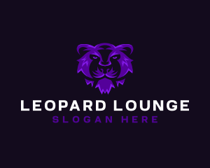 Leopard - Fierce Panther Feline logo design