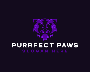 Fierce Panther Feline logo design