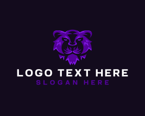 Tiger - Fierce Panther Feline logo design