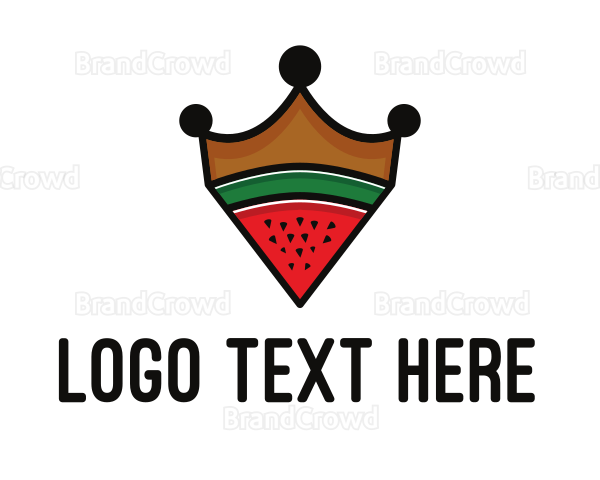 Royal Watermelon Crown Logo