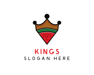 Royal Watermelon Crown logo design