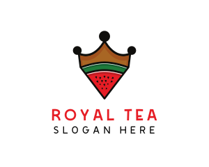 Royal Watermelon Crown logo design