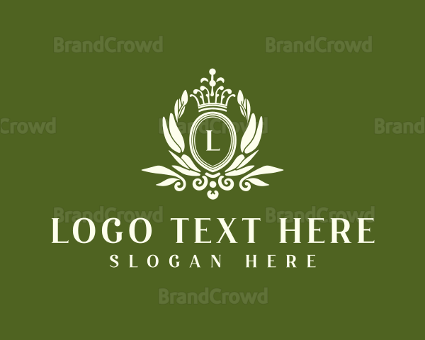 Elegant Regal Wreath Logo