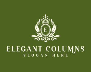 Elegant Regal Wreath logo design