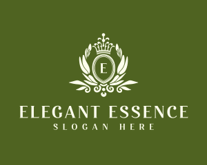 Elegant Regal Wreath logo design