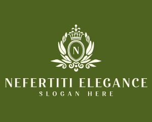 Elegant Regal Wreath logo design