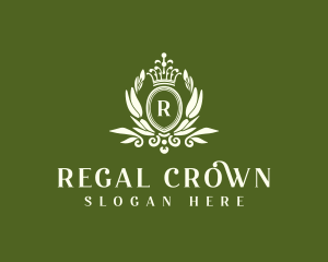 Elegant Regal Wreath logo design